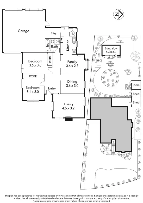 Floorplan of Homely house listing, 54 Gloucester Road, Ashburton VIC 3147