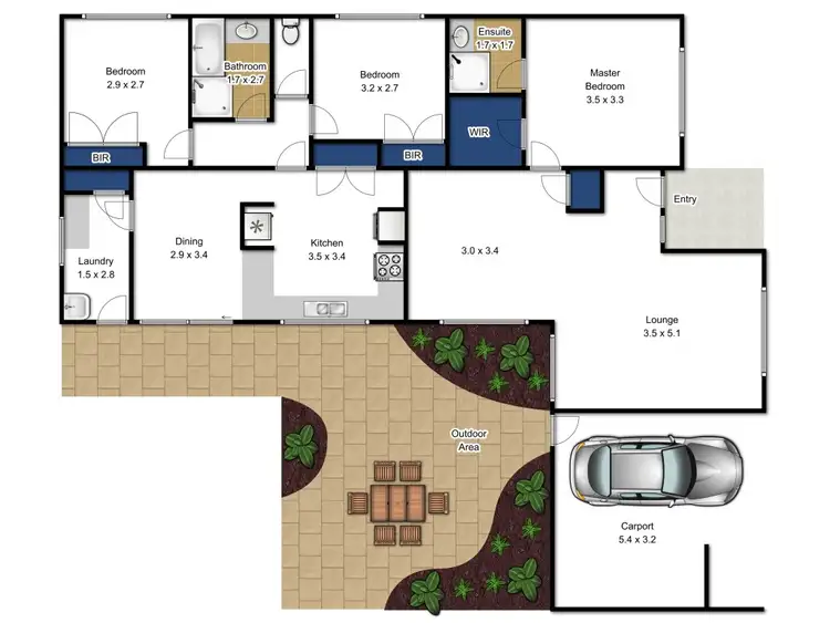 Floorplan of Homely house listing, 23 Firmin Street, Traralgon VIC 3844