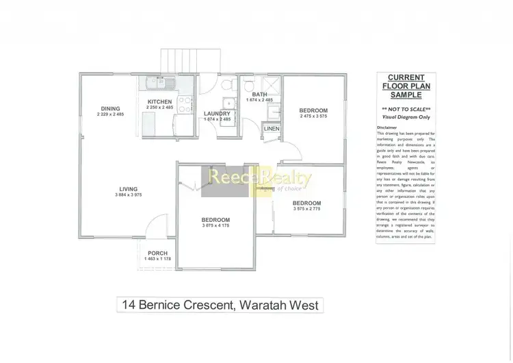 Floorplan of Homely house listing, 14 Bernice Crescent, Waratah West NSW 2298
