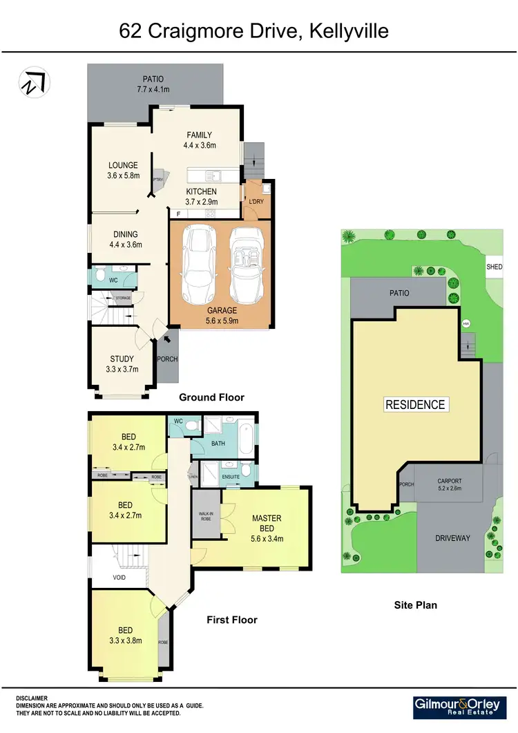 Floorplan of Homely house listing, 62 Craigmore Drive, Kellyville NSW 2155
