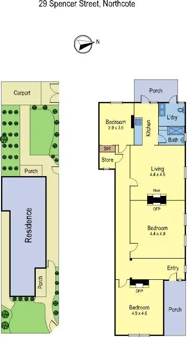 Floorplan of Homely house listing, 29 Spencer Street, Northcote VIC 3070