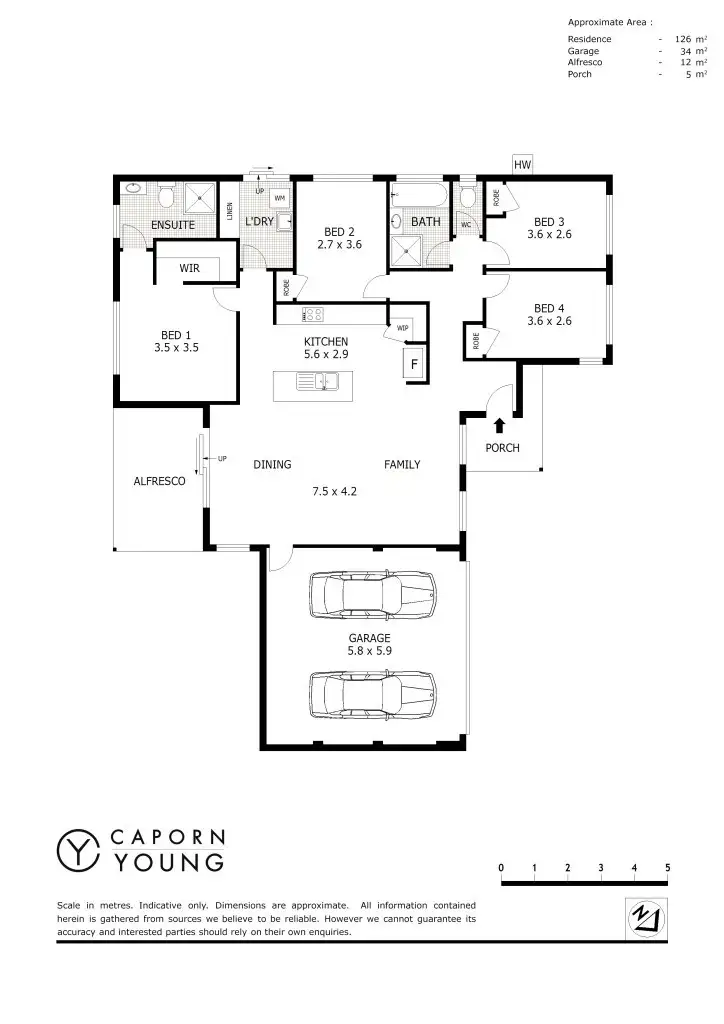 Floorplan of Homely house listing, 5A Hamilton Road, High Wycombe WA 6057