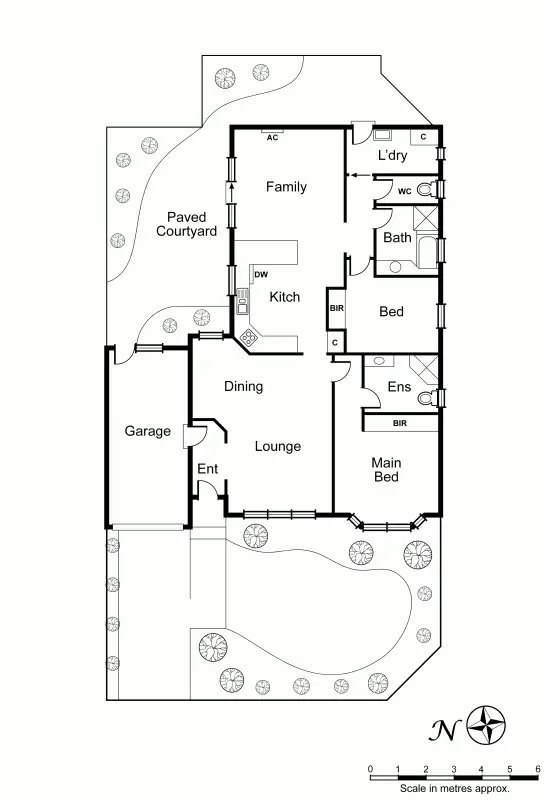 Floorplan of Homely unit listing, 1/76 Daley Street, Bentleigh VIC 3204