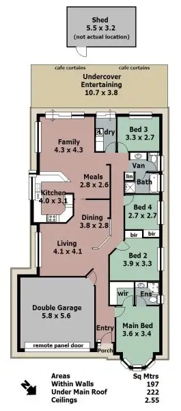 Floorplan of Homely house listing, 34A Jacaranda Drive, Woodside SA 5244