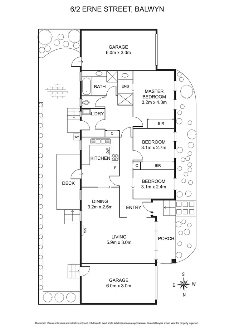 Floorplan of Homely unit listing, 6/2 Erne Street, Balwyn VIC 3103
