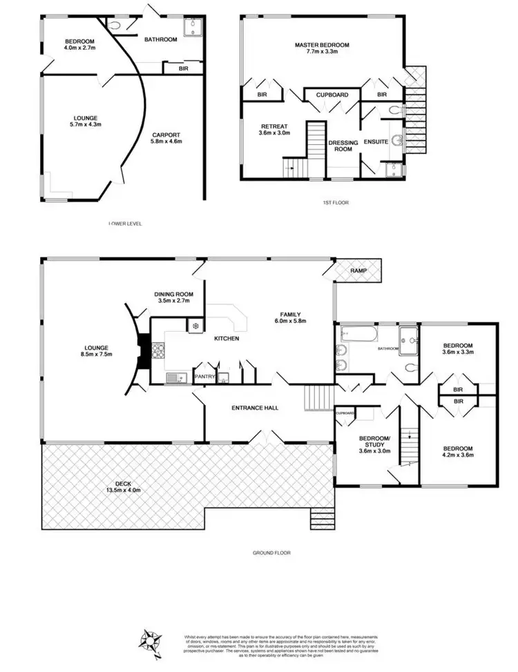 Floorplan of Homely house listing, 3 Craigielea Place, Ringwood East VIC 3135