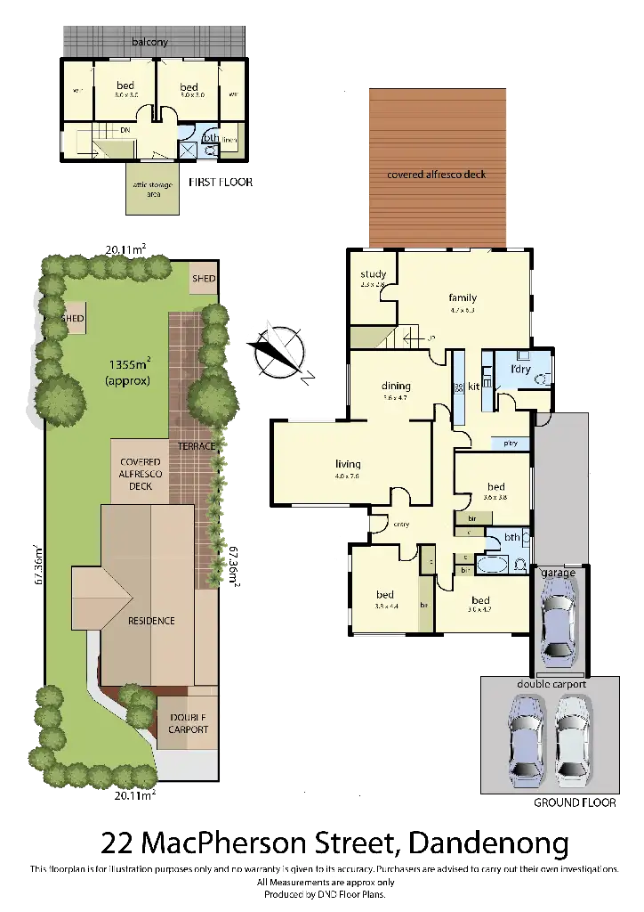 Floorplan of Homely house listing, 22 Macpherson Street, Dandenong VIC 3175