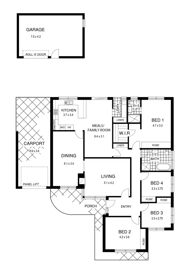 Floorplan of Homely house listing, 100 Penfold Road, Wattle Park SA 5066