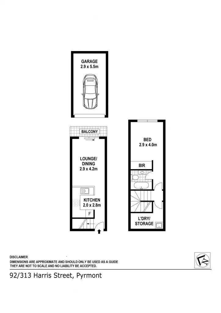 Floorplan of Homely apartment listing, 92/313 Harris St, Pyrmont NSW 2009