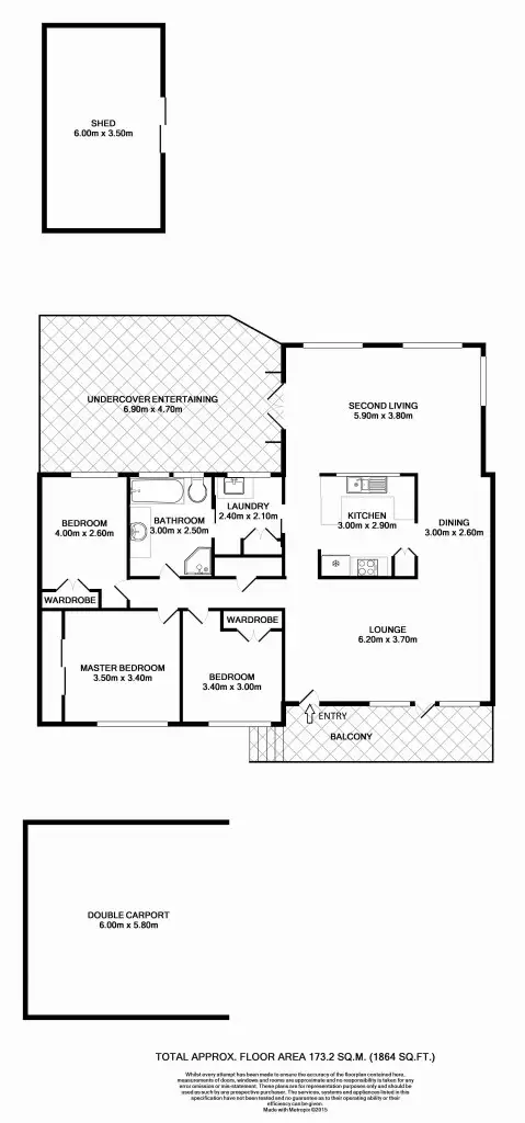 Floorplan of Homely house listing, 10 Birdwood Avenue, Winmalee NSW 2777