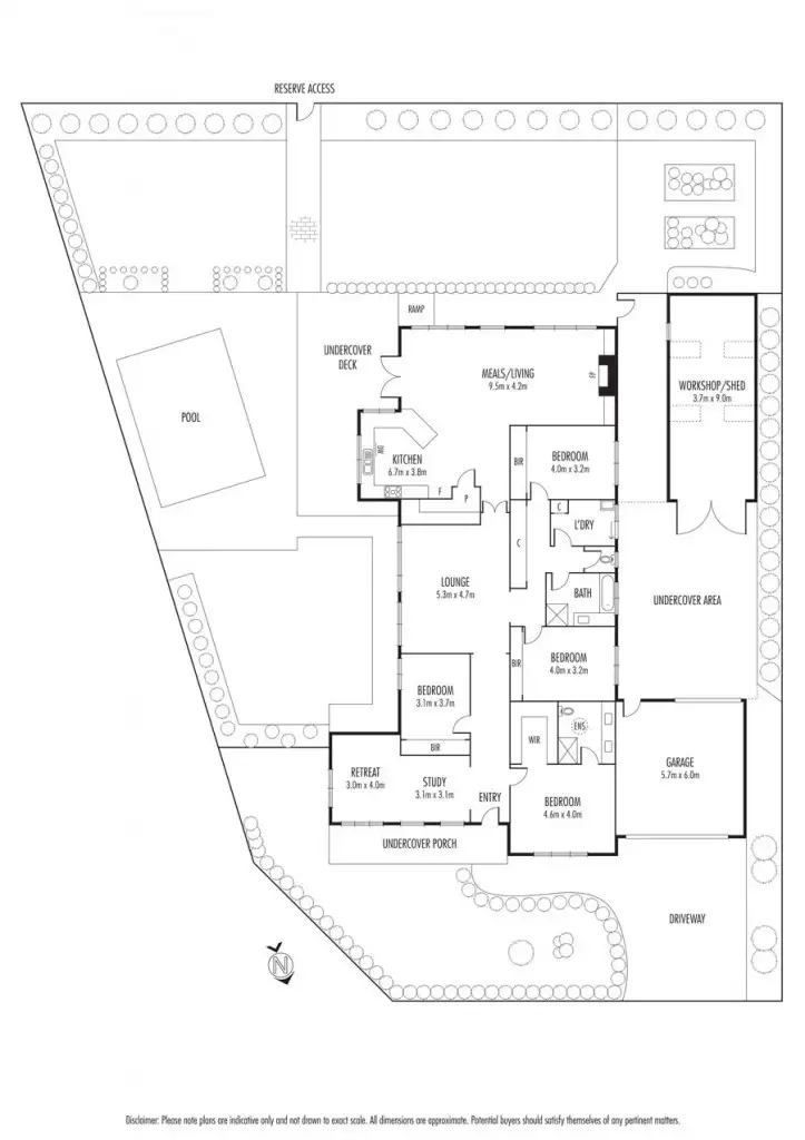 Floorplan of Homely house listing, 22 Clunes Way, Eynesbury VIC 3338