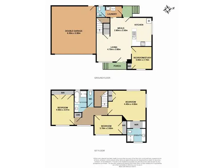 Floorplan of Homely townhouse listing, 8/34-36 French Street, Noble Park VIC 3174