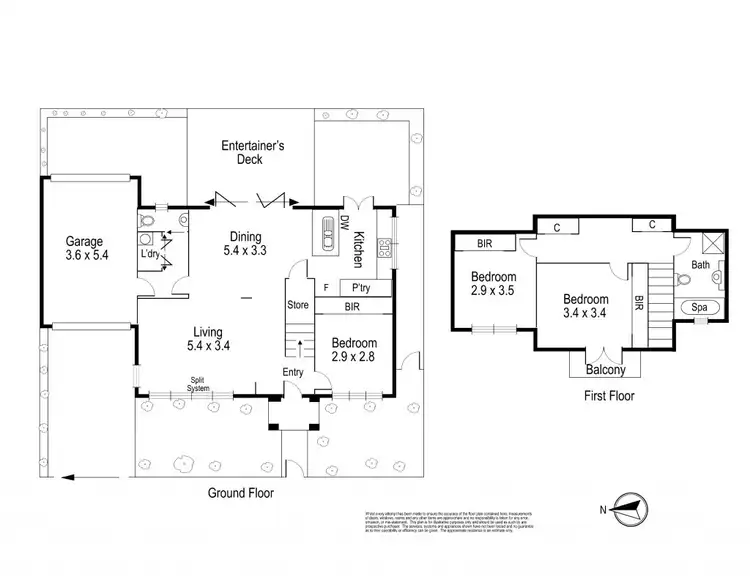 Floorplan of Homely house listing, 2B Jeffrey Street, Preston VIC 3072