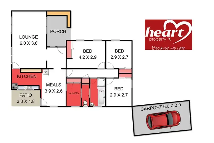 Floorplan of Homely house listing, 13 Chalmer Court, Sale VIC 3850