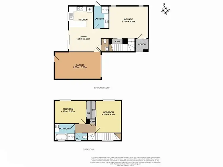Floorplan of Homely townhouse listing, 10/11-13 Frederick Street, Dandenong VIC 3175
