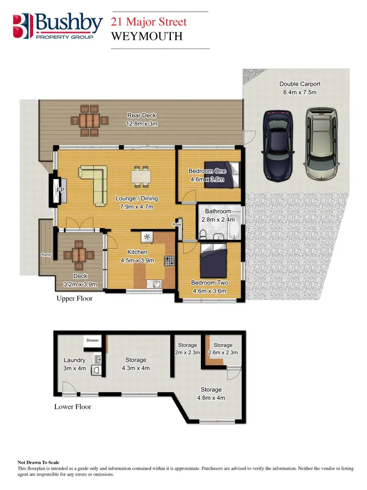 Floorplan of Homely house listing, 21 Major Street, Weymouth TAS 7252