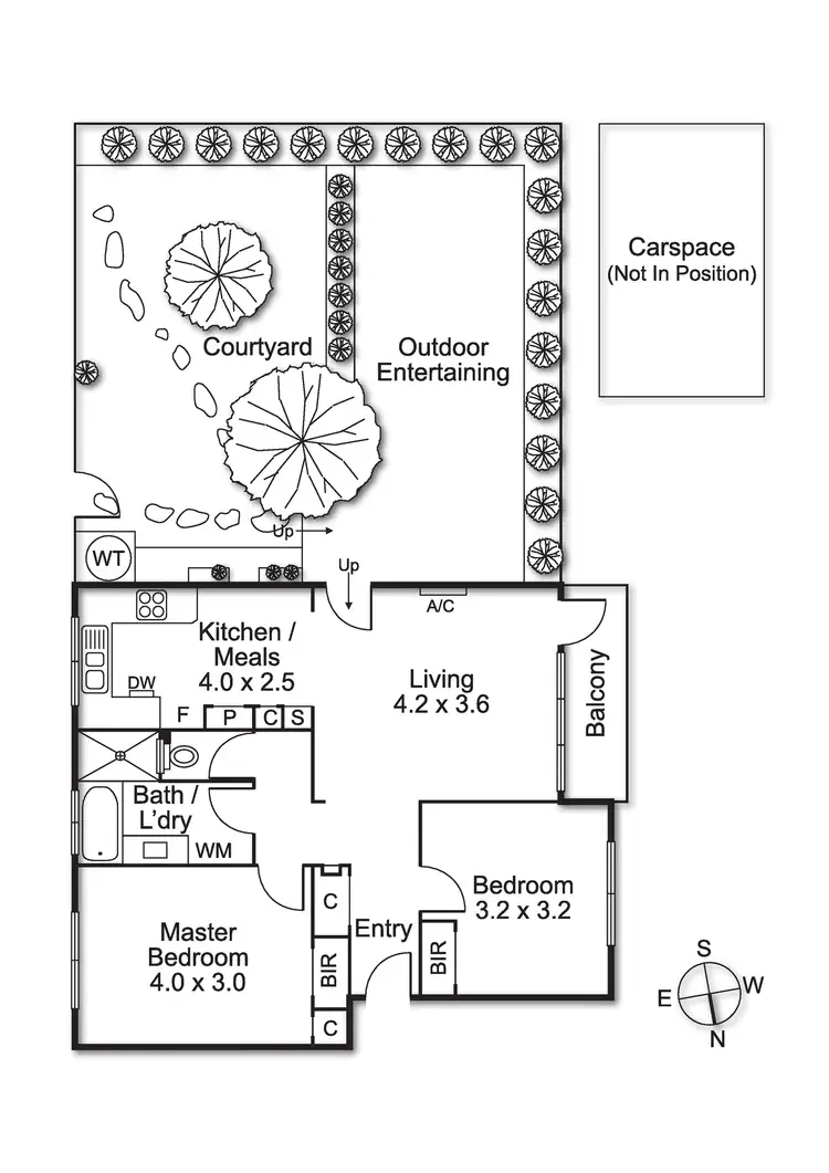 Floorplan of Homely apartment listing, 1/177 Oakleigh Road, Carnegie VIC 3163