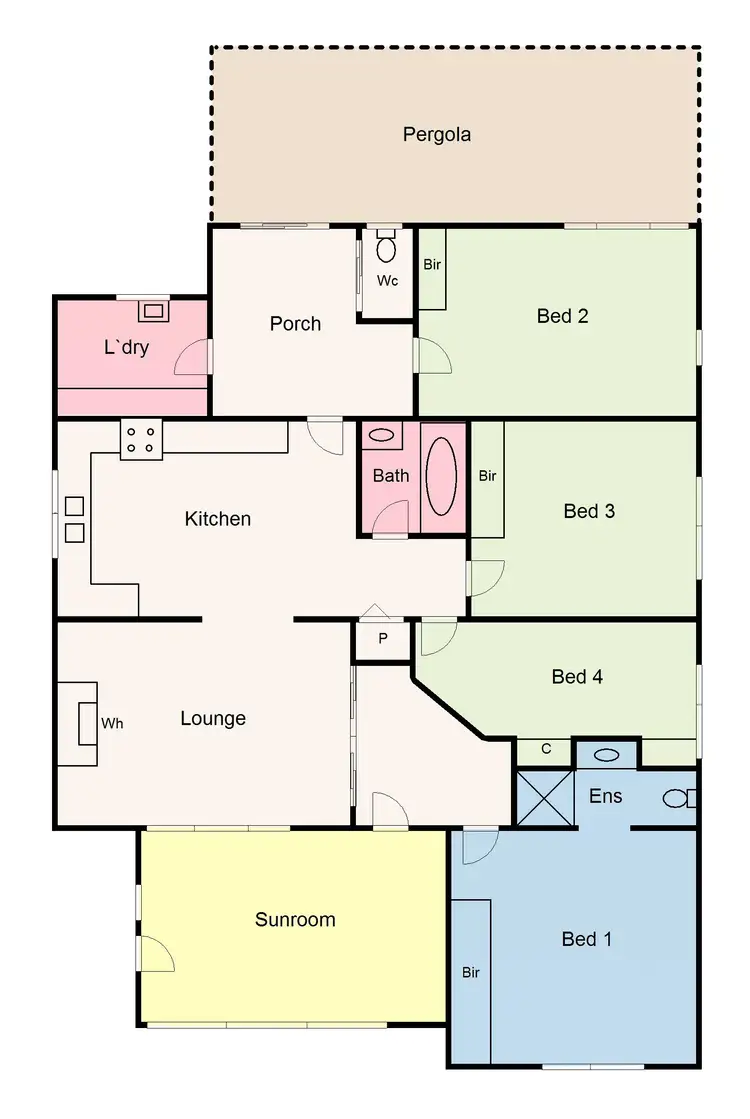 Floorplan of Homely house listing, 86 Rowlands Street, Sebastopol VIC 3356