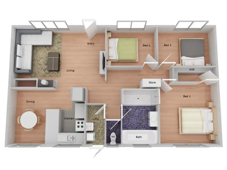 Floorplan of Homely house listing, 4 Cliff Avenue, Hazelbrook NSW 2779