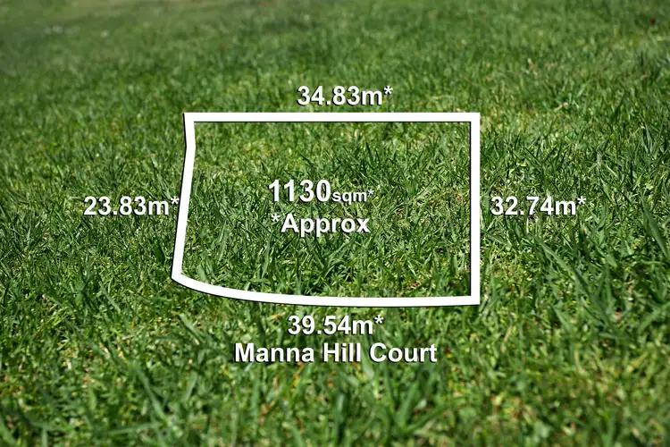 Floorplan of Homely land listing, 1 Manna Hill Court, Mount Eliza VIC 3930