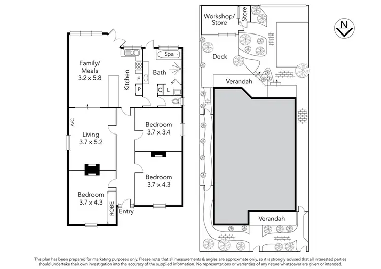 Floorplan of Homely house listing, 9 Yann Street, Preston VIC 3072