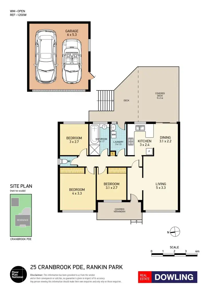 Floorplan of Homely house listing, 25 Cranbrook Parade, Rankin Park NSW 2287