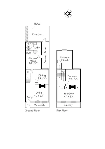 Floorplan of Homely house listing, 46 Abbotsford Street, West Melbourne VIC 3003