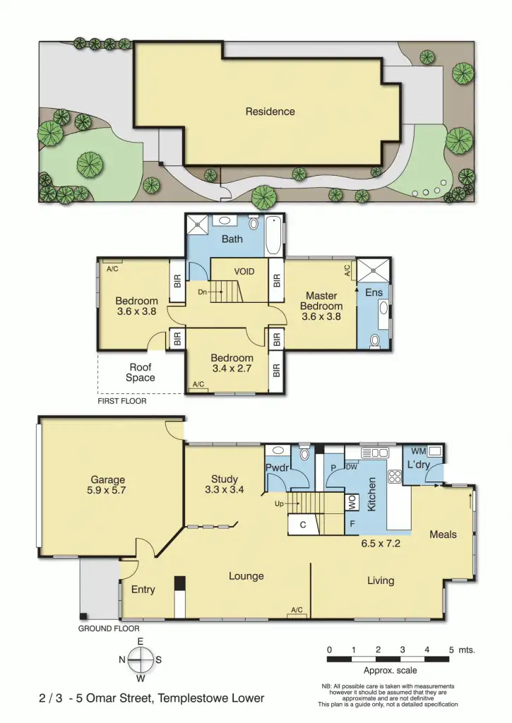 Floorplan of Homely townhouse listing, 2/3-5 Omar Street, Templestowe Lower VIC 3107