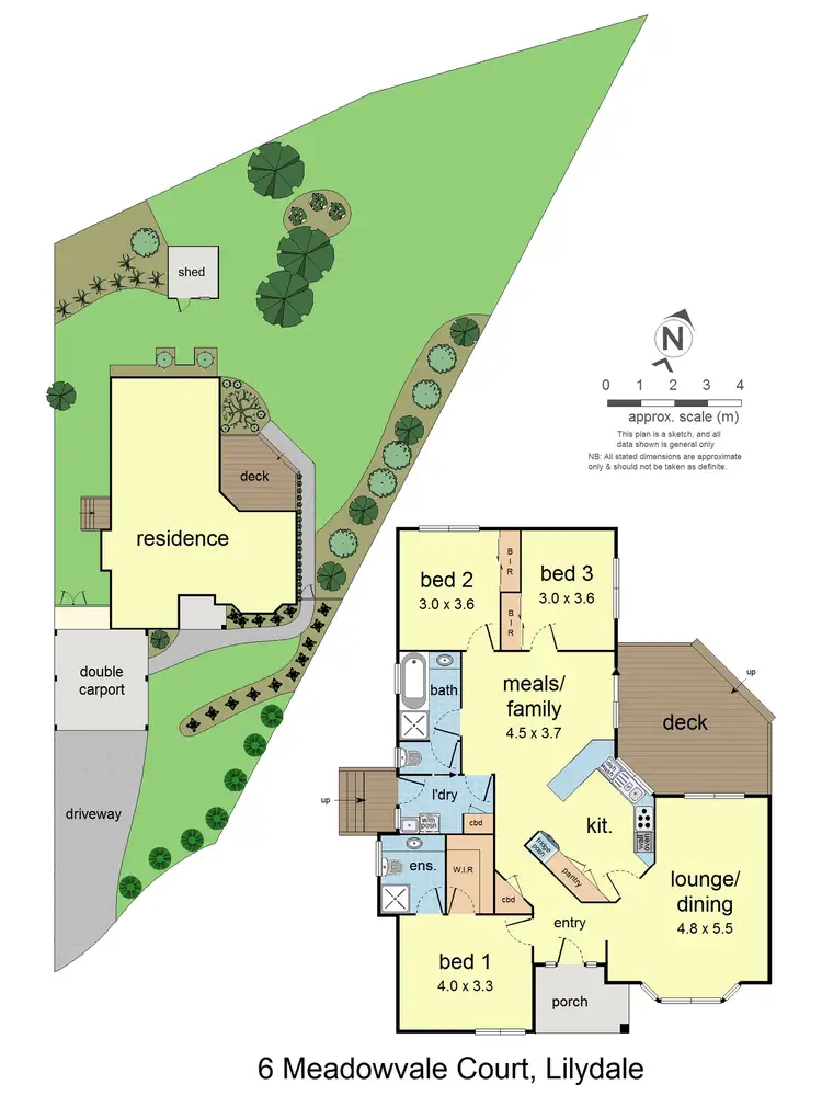 Floorplan of Homely house listing, 6 Meadowvale Court, Lilydale VIC 3140