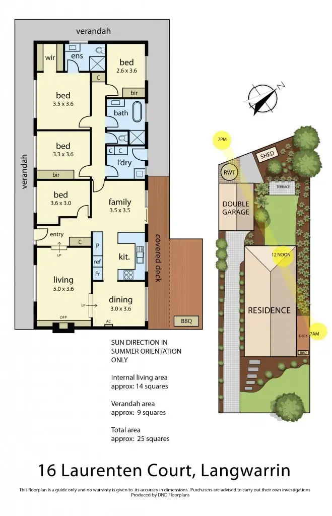 Floorplan of Homely house listing, 16 Laurenten Court, Langwarrin VIC 3910