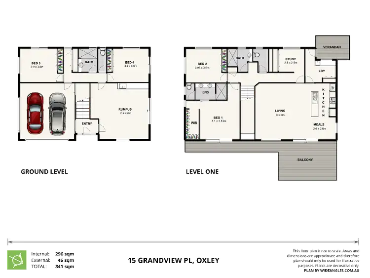 Floorplan of Homely house listing, 15 Grandview Place, Oxley QLD 4075