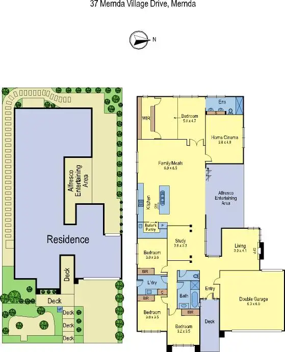 Floorplan of Homely house listing, 37 Mernda Village Drive, Mernda VIC 3754