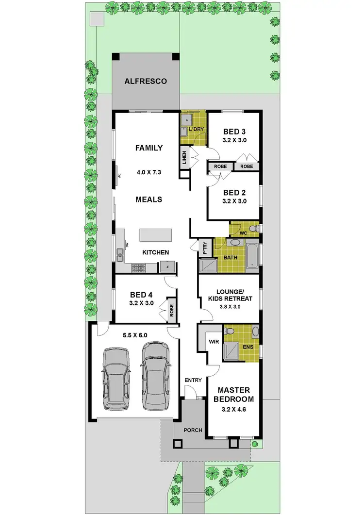 Floorplan of Homely house listing, 8 River Rose Street, Greenvale VIC 3059
