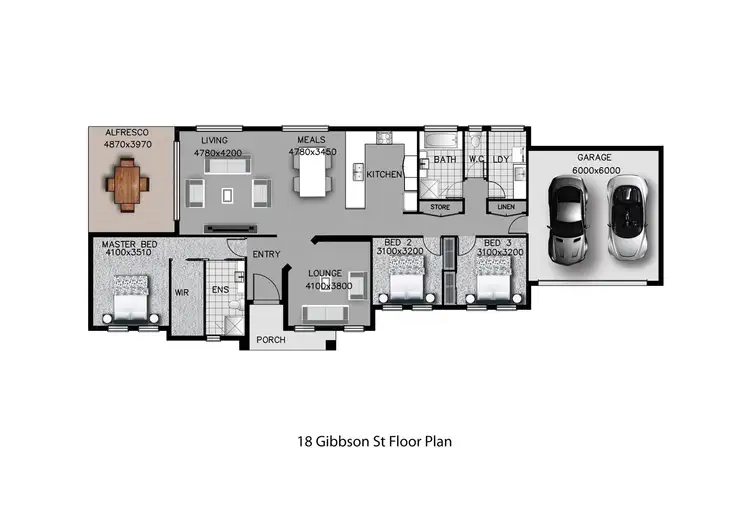 Floorplan of Homely house listing, 18 Gibson Street, Estella NSW 2650