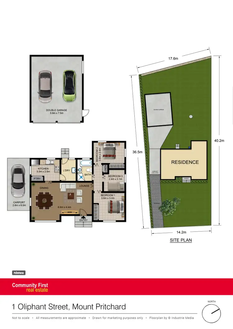 Floorplan of Homely house listing, 1 Oliphant Street, Mount Pritchard NSW 2170