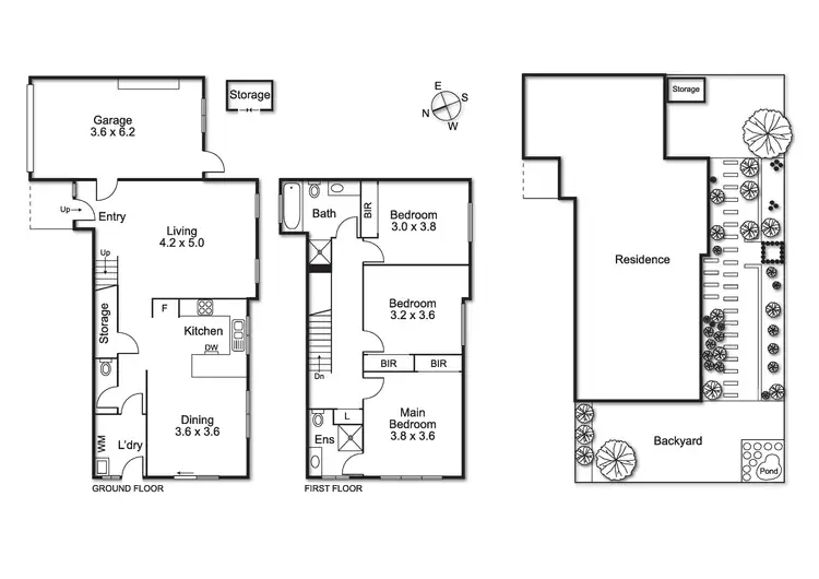 Floorplan of Homely townhouse listing, 9/11-13 Olive Street, Reservoir VIC 3073