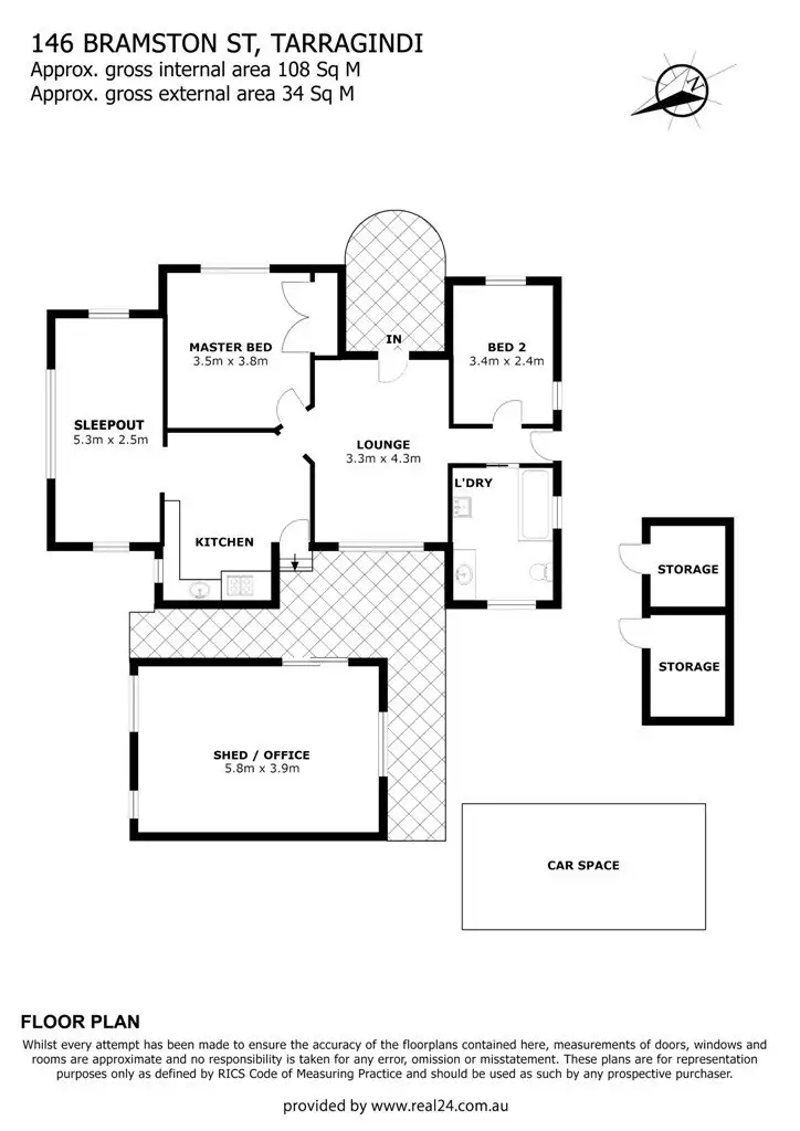 Floorplan of Homely house listing, 257 Toohey Road, Tarragindi QLD 4121