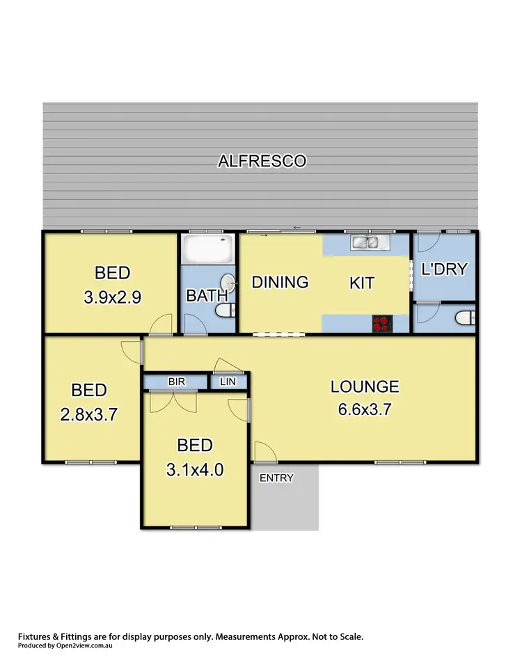 Floorplan of Homely house listing, 1 Farrell Avenue, Yarra Glen VIC 3775