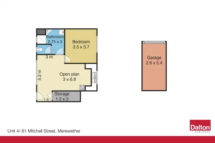 Floorplan of Homely unit listing, 4/81 Mitchell Street, Merewether NSW 2291