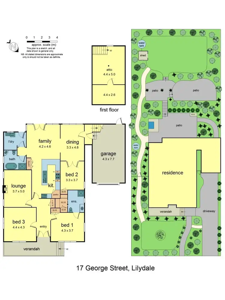 Floorplan of Homely house listing, 17 George Street, Lilydale VIC 3140