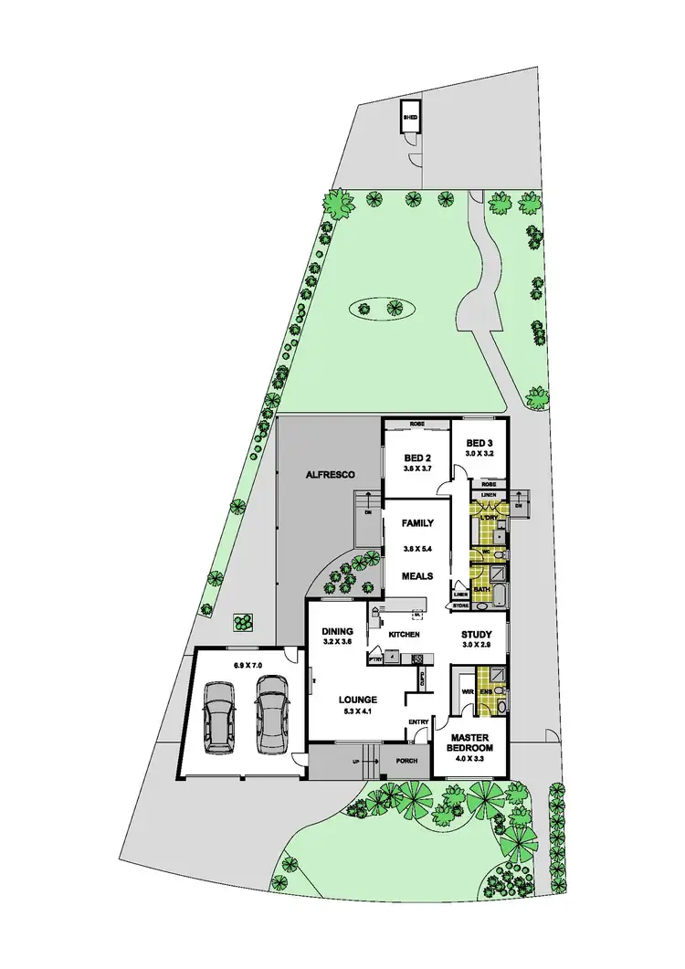 Floorplan of Homely house listing, 17 Simmington Circuit, Greenvale VIC 3059
