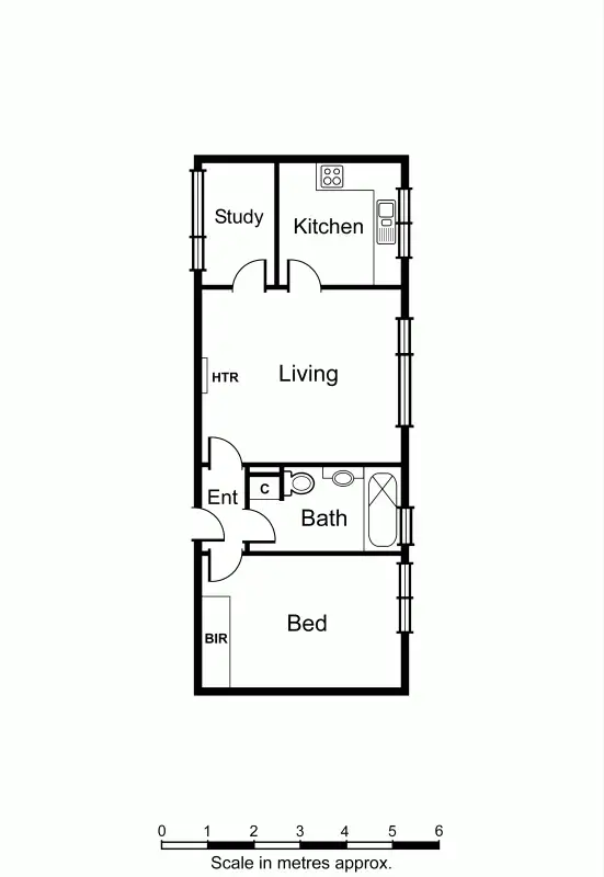Floorplan of Homely apartment listing, 13/23 Kooyong Road, Armadale VIC 3143