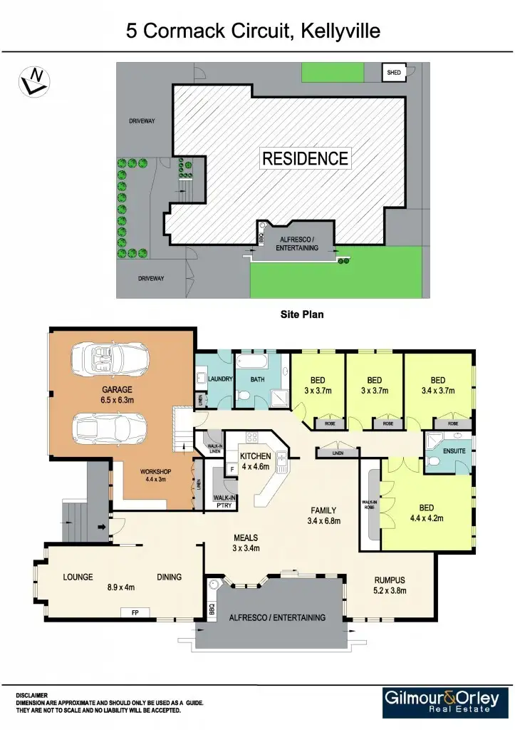 Floorplan of Homely house listing, 5 Cormack Circuit, Kellyville NSW 2155