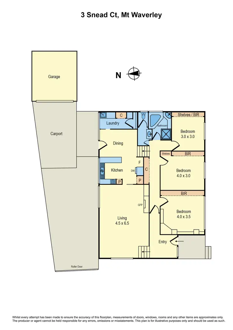 Floorplan of Homely house listing, 3 Snead Court, Mount Waverley VIC 3149