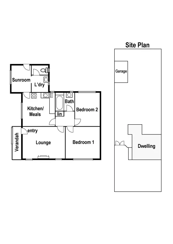 Floorplan of Homely house listing, 4 Excelsior Street, Reservoir VIC 3073