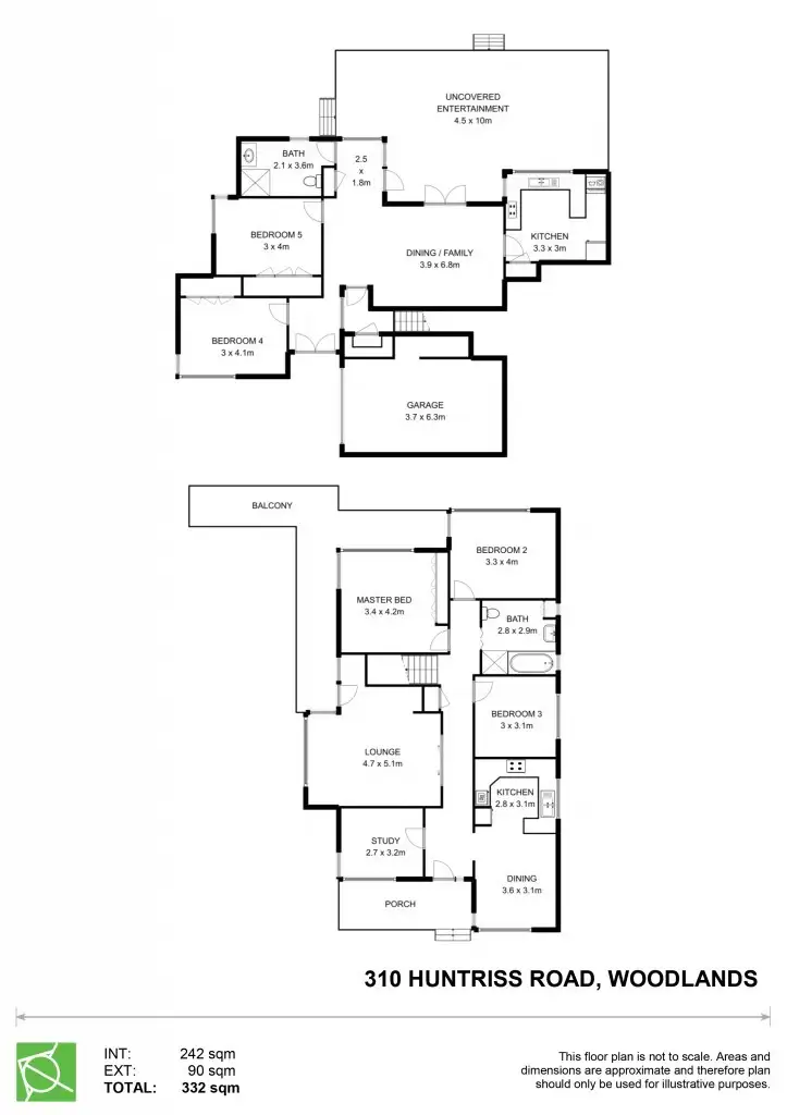 Floorplan of Homely house listing, 310 Huntriss Road, Woodlands WA 6018