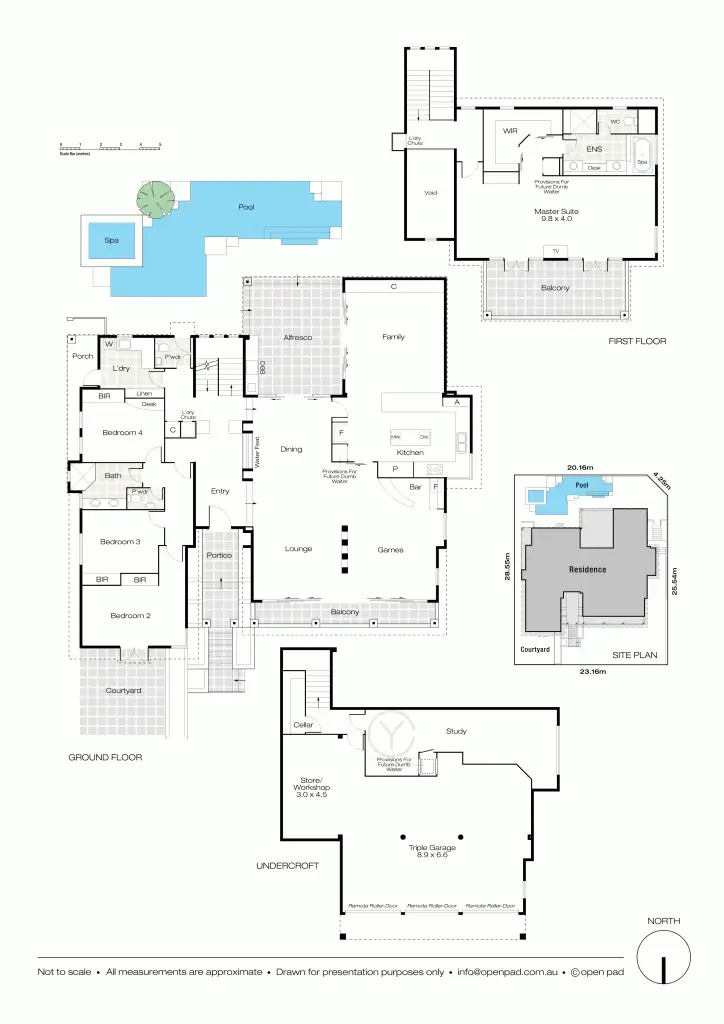 Floorplan of Homely house listing, 3 Corinthian Road West, Rossmoyne WA 6148