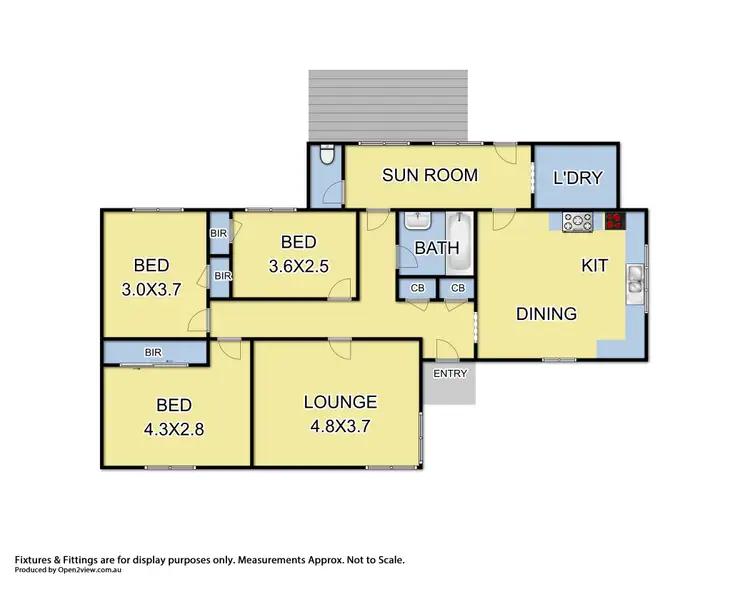 Floorplan of Homely house listing, 1 King Street, Yarra Glen VIC 3775