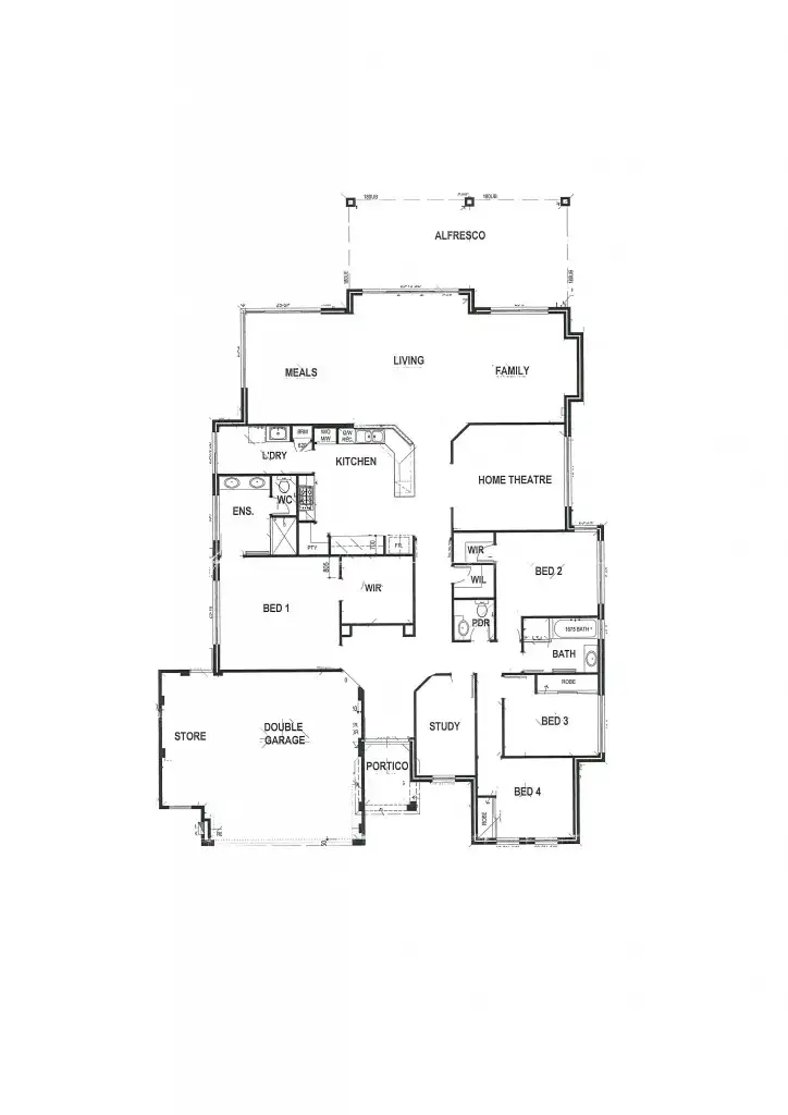 Floorplan of Homely house listing, 2 Craighall Turn, Madeley WA 6065