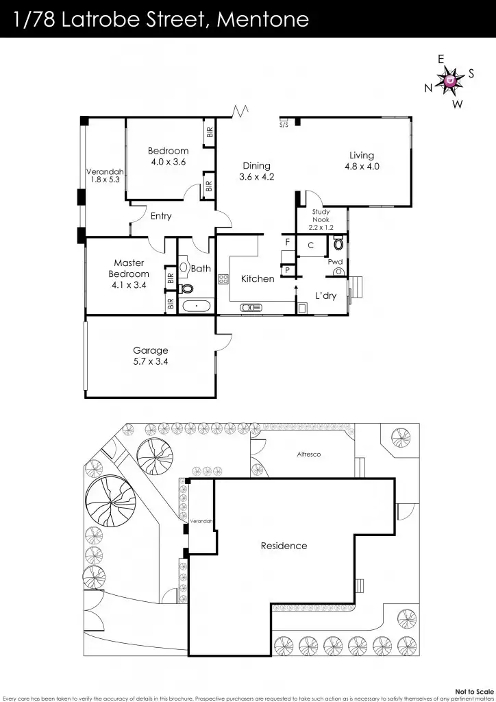 Floorplan of Homely house listing, 1/78 Latrobe Street, Mentone VIC 3194